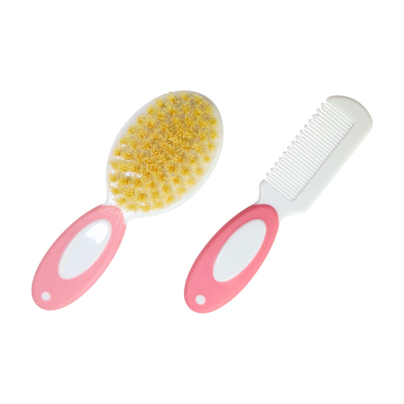 Set de Cepillo y Peine para Bebé, Cuidado Suave y Delicado