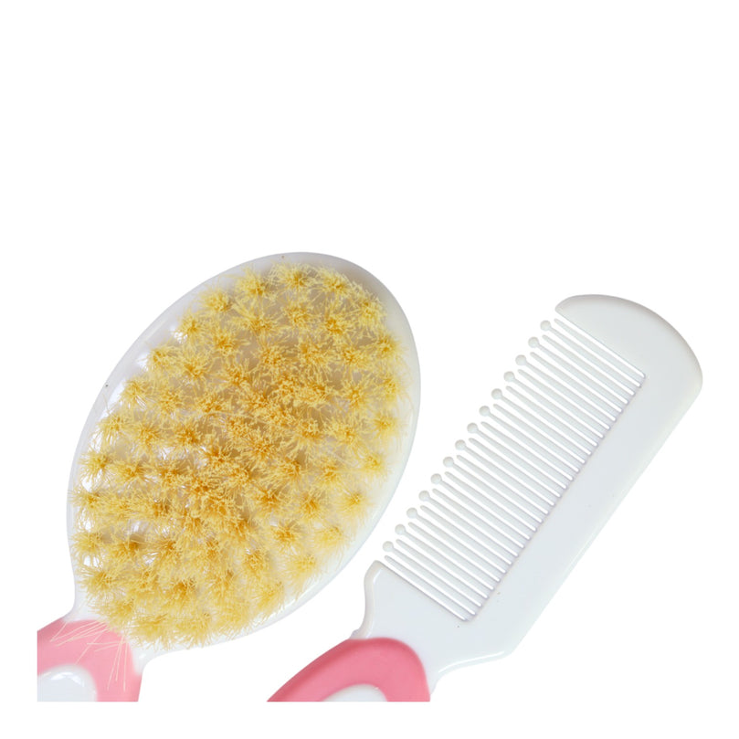 Set de Cepillo y Peine para Bebé, Cuidado Suave y Delicado