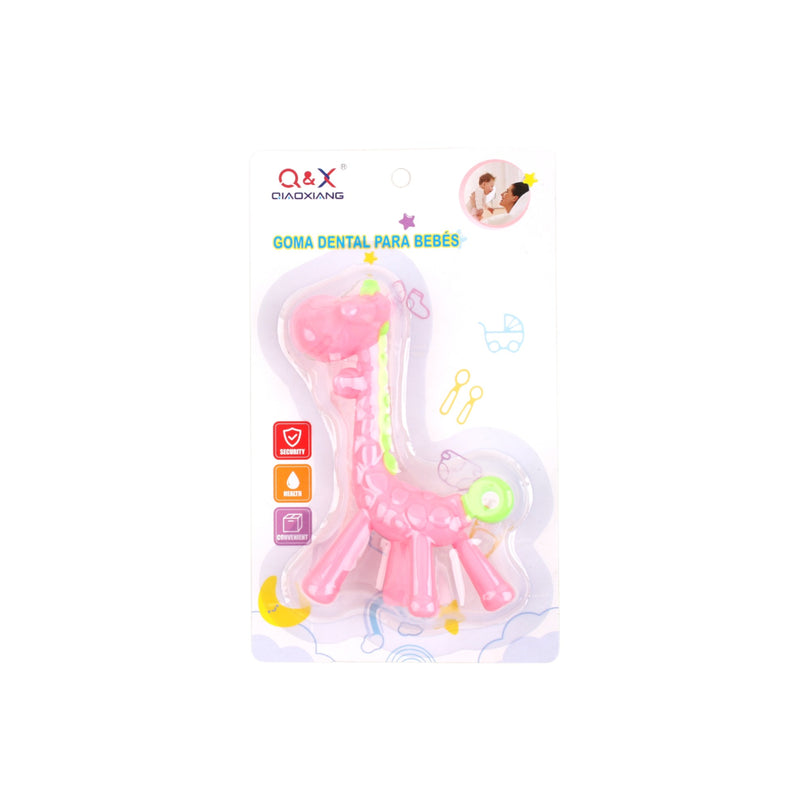 Jr-8016 Tarjeta De Succion Mordedor Jirafa Mezclado 3 Colores