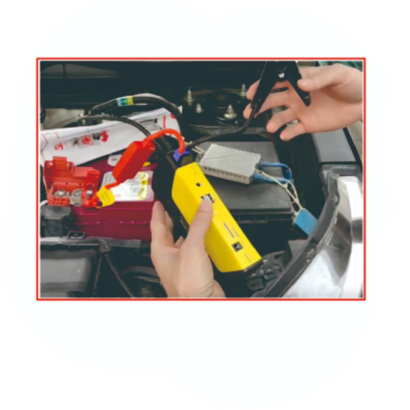 Fuente de alimentacion de emergencia para automovil