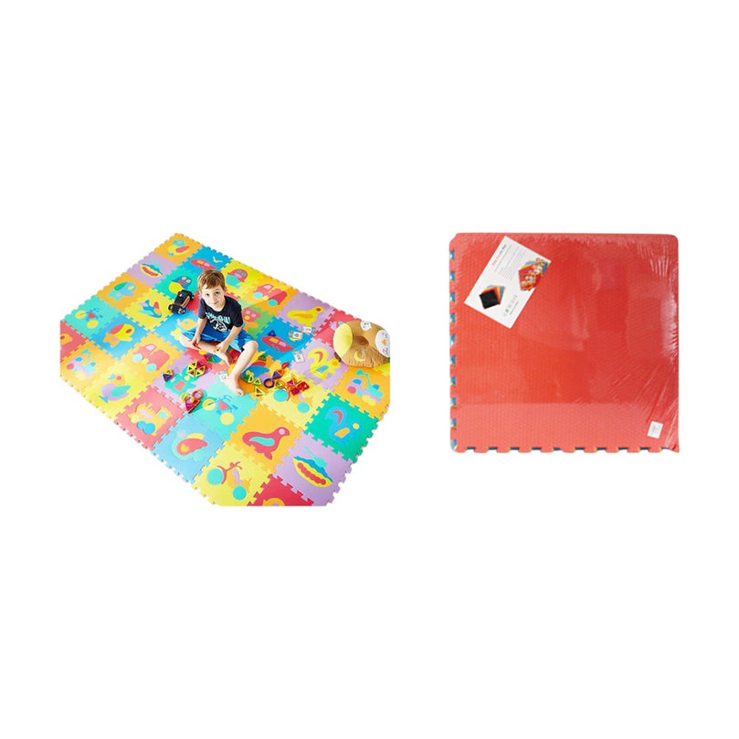 Alfombrillas Con Estampado De Triangulos 4 Piezas 60X60Xcm 1,2Grosor - Q&X
