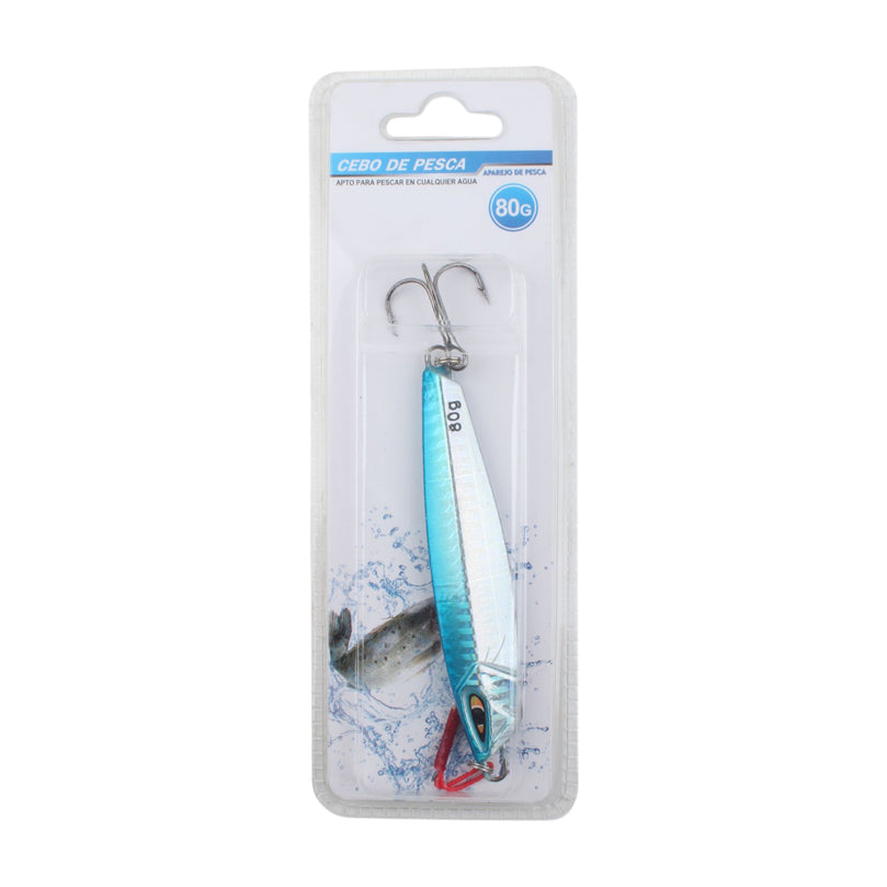 Plomo de pesca 1001-80G con triple gancho - Q&X