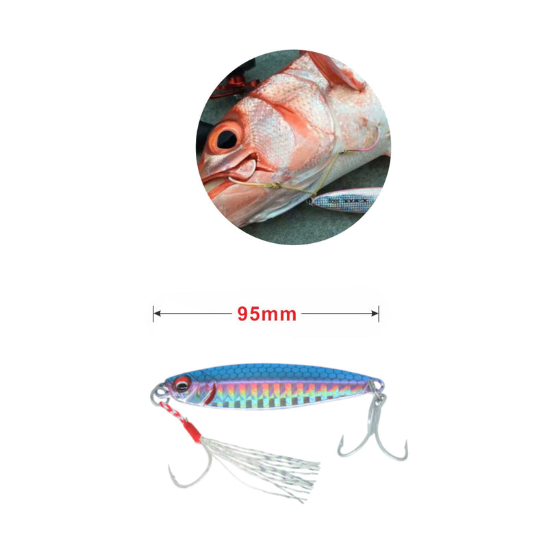 Plomo de pesca 1001-80G con triple gancho - Q&X