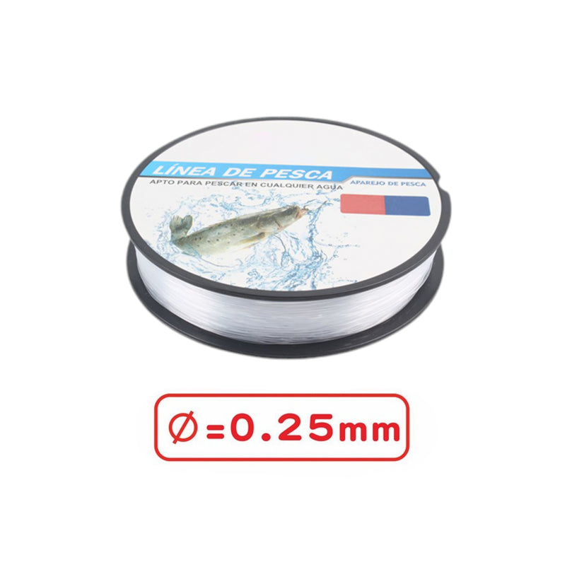 Línea De Pesca De 200 Metros 0,25 Mm - Q&X