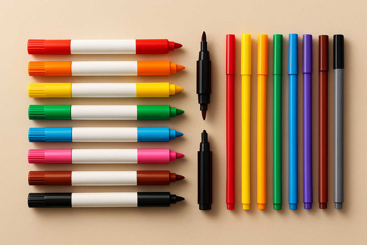 Plumones y Marcadores