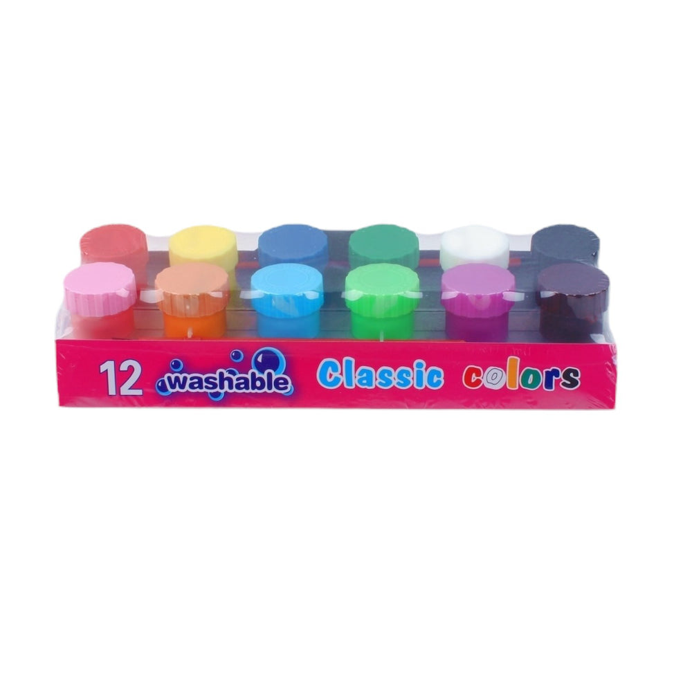 12 Piezas De Pintura De Acuarela De 22Ml Serie Grande + Un Cepillo De Pl¡§¡éStico Termorretr¡§¡éCtil - Q&X