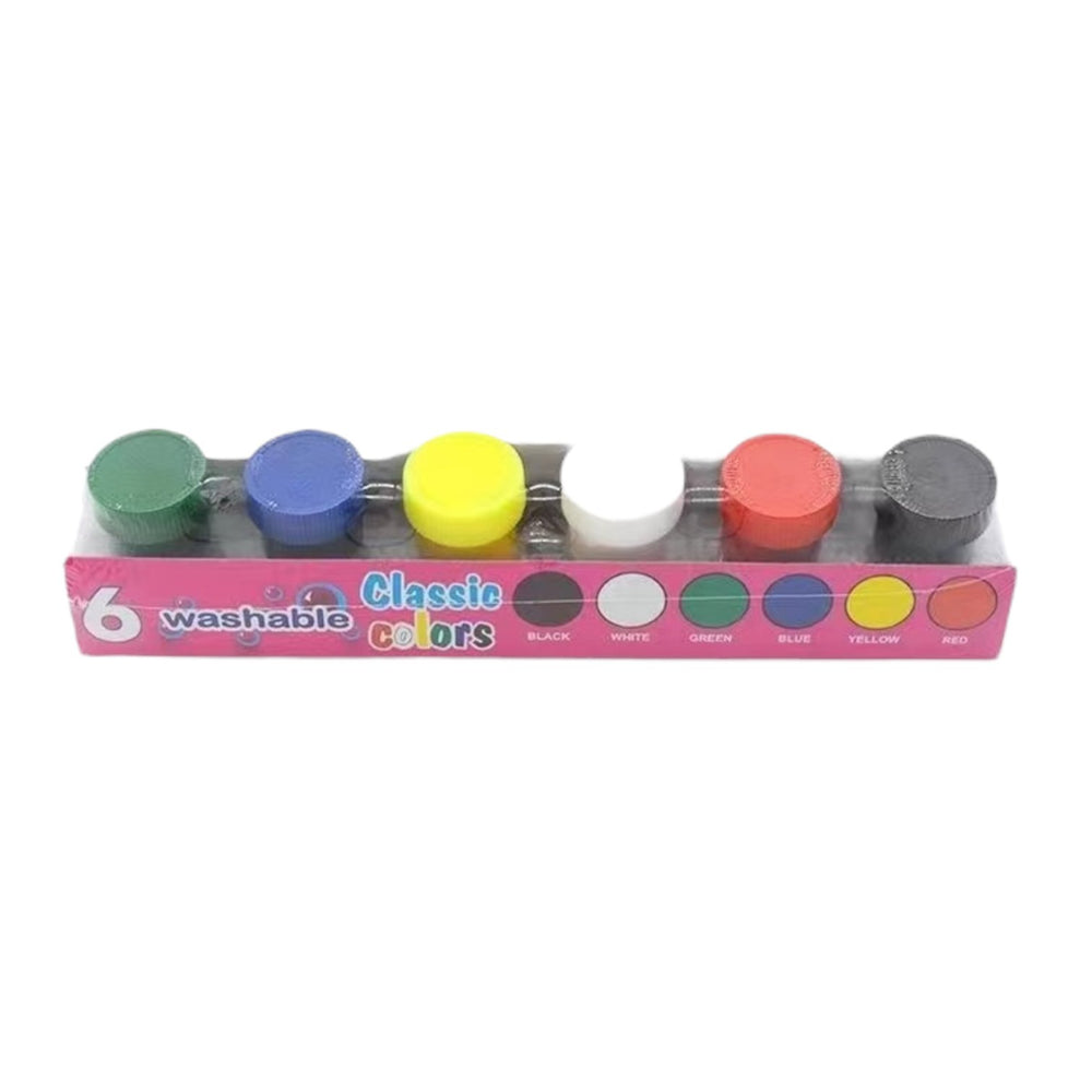 6 Piezas De Pintura De Acuarela De 22Ml Serie Grande + Un Cepillo De Pl¡§¡éStico Termorretr¡§¡éCtil - Q&X