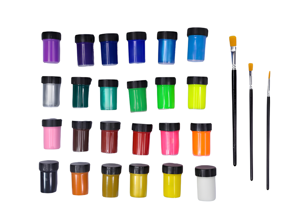 set de acuarelas de 24 colores +3 pinceles - Q&X