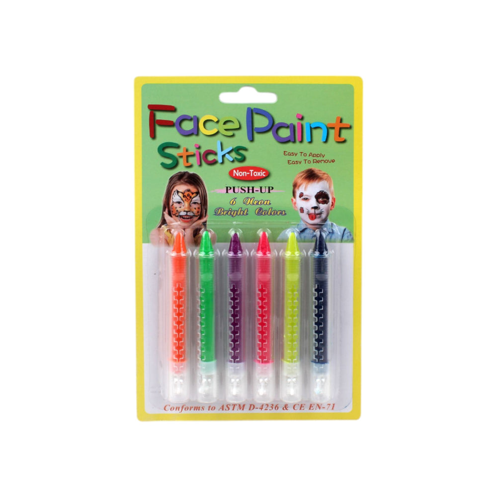 6 Rotuladores De Pintura Facial De Colores.