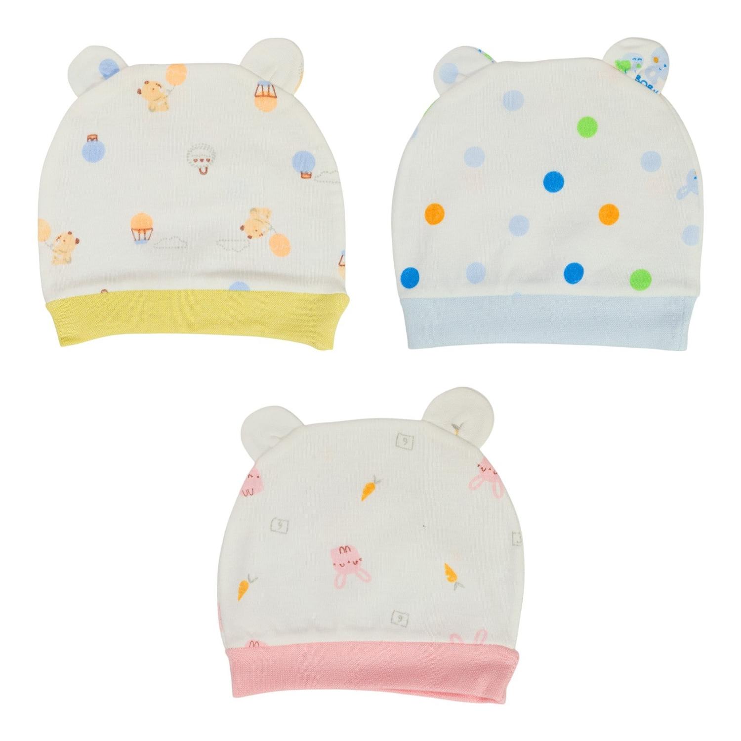 Gorrito para Bebé de 1 a 3 Meses con Orejita