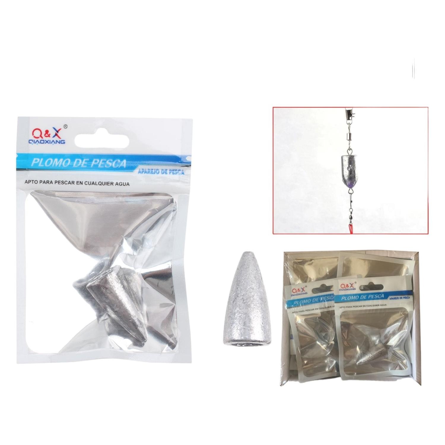 Colgante De Plomo De Bala De 60G 1 Pieza (Color De Plomo)