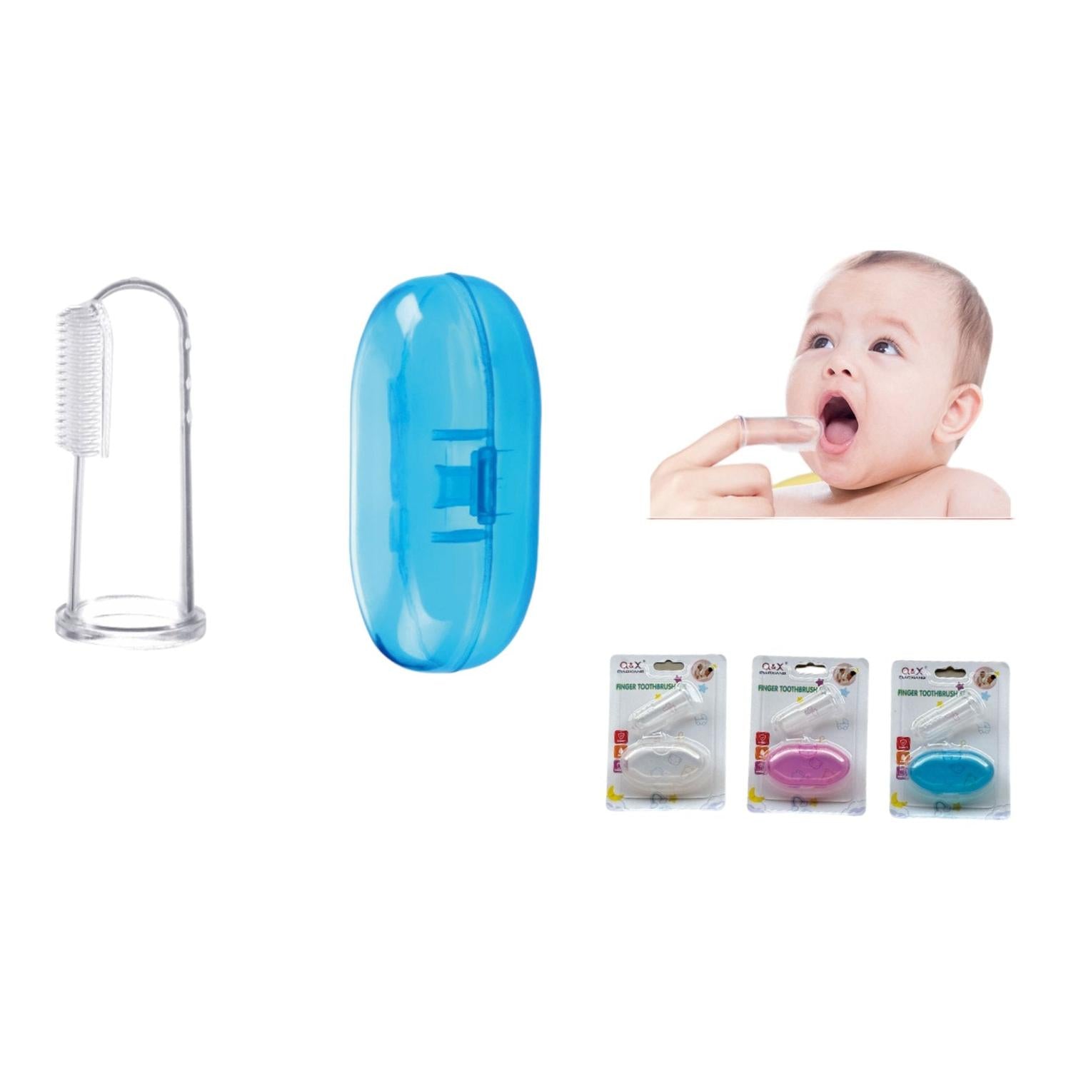 Juego De Cepillos De Dientes Para Dedos.