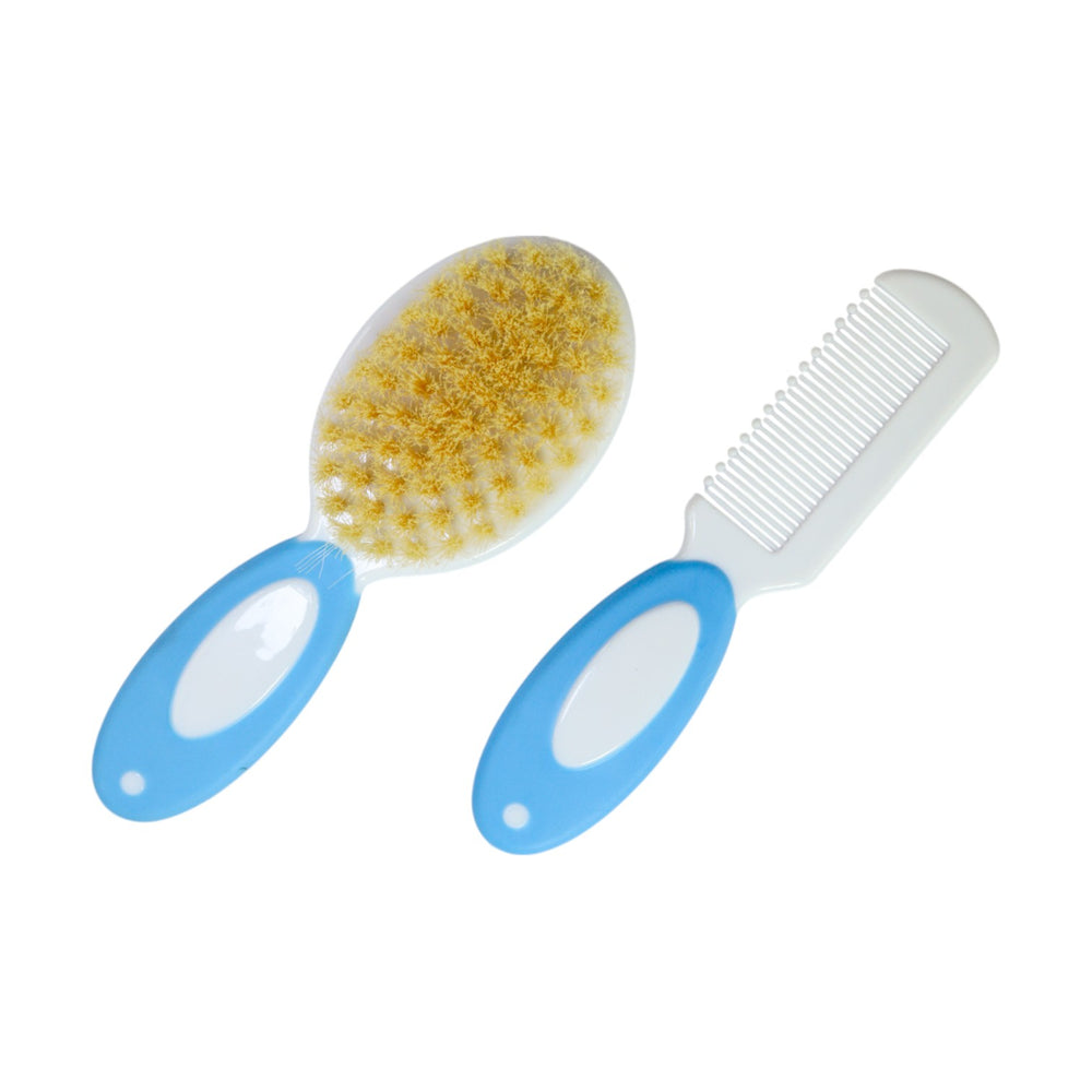Set de Cepillo y Peine para Bebé, Cuidado Suave y Delicado