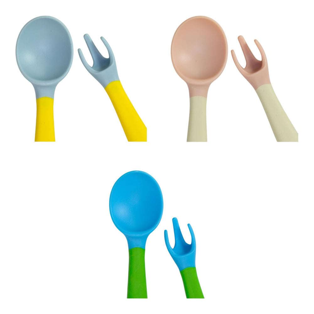 Set de Cuchara y Tenedor para Bebé