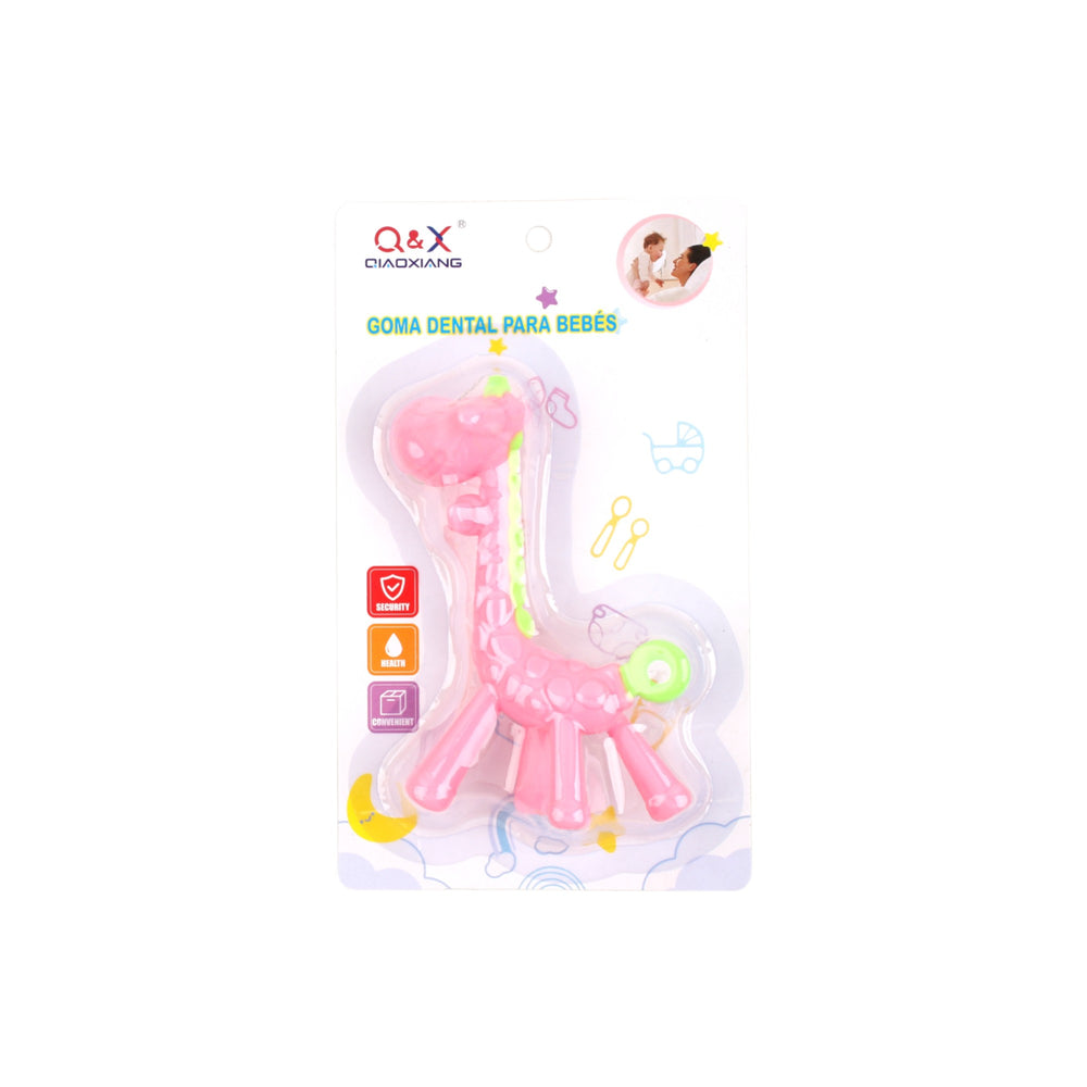 Jr-8016 Tarjeta De Succion Mordedor Jirafa Mezclado 3 Colores