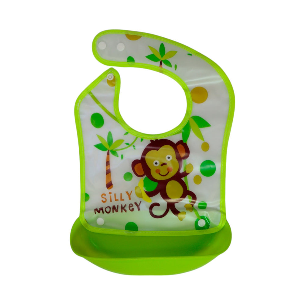 Baberos de Plástico con Bolsillo Recogedor 24x35cm