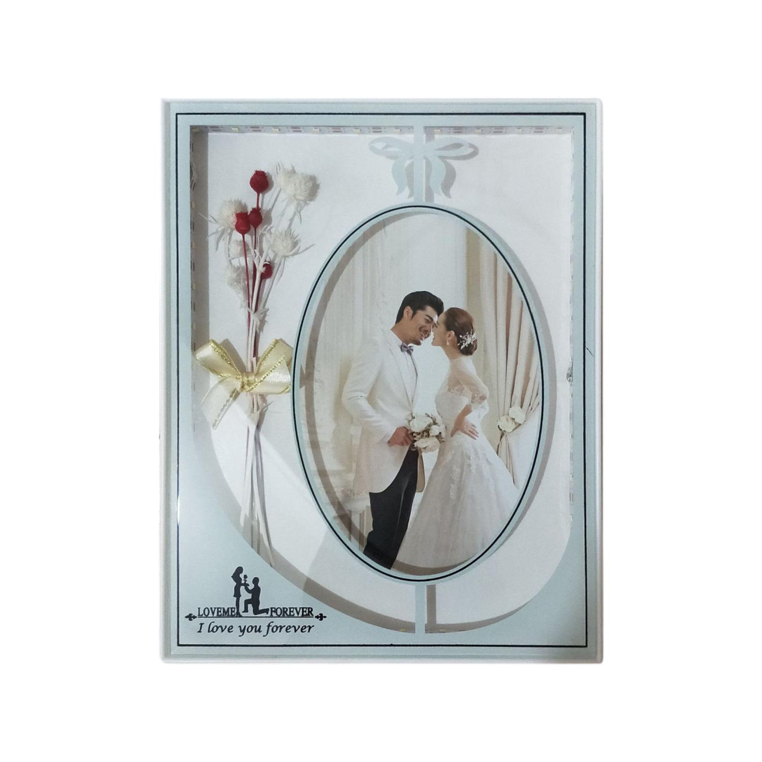 Marco de fotos vertical iluminado 18x23cm (con luz USB)