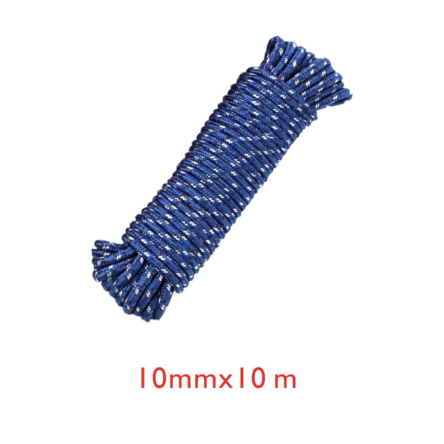 Cuerda de colgar ropa PE 10MM*10M con gancho azul modelo 87300