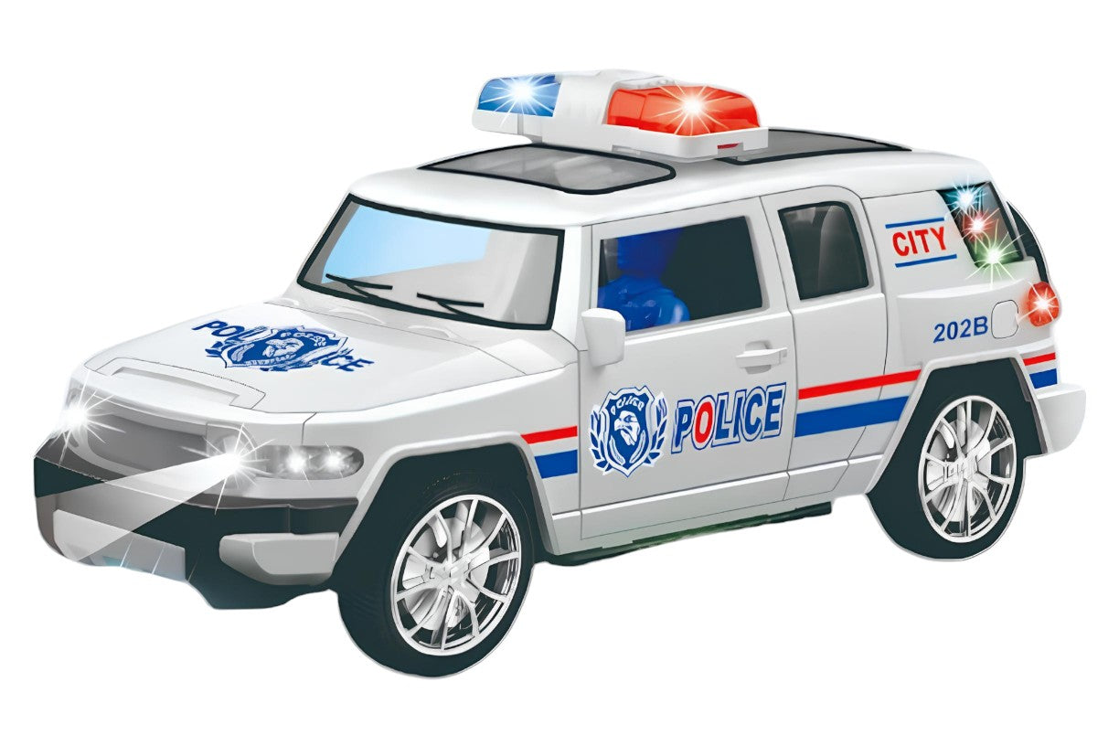 Auto de Policía con Luz y Sonido – Modelo 202B