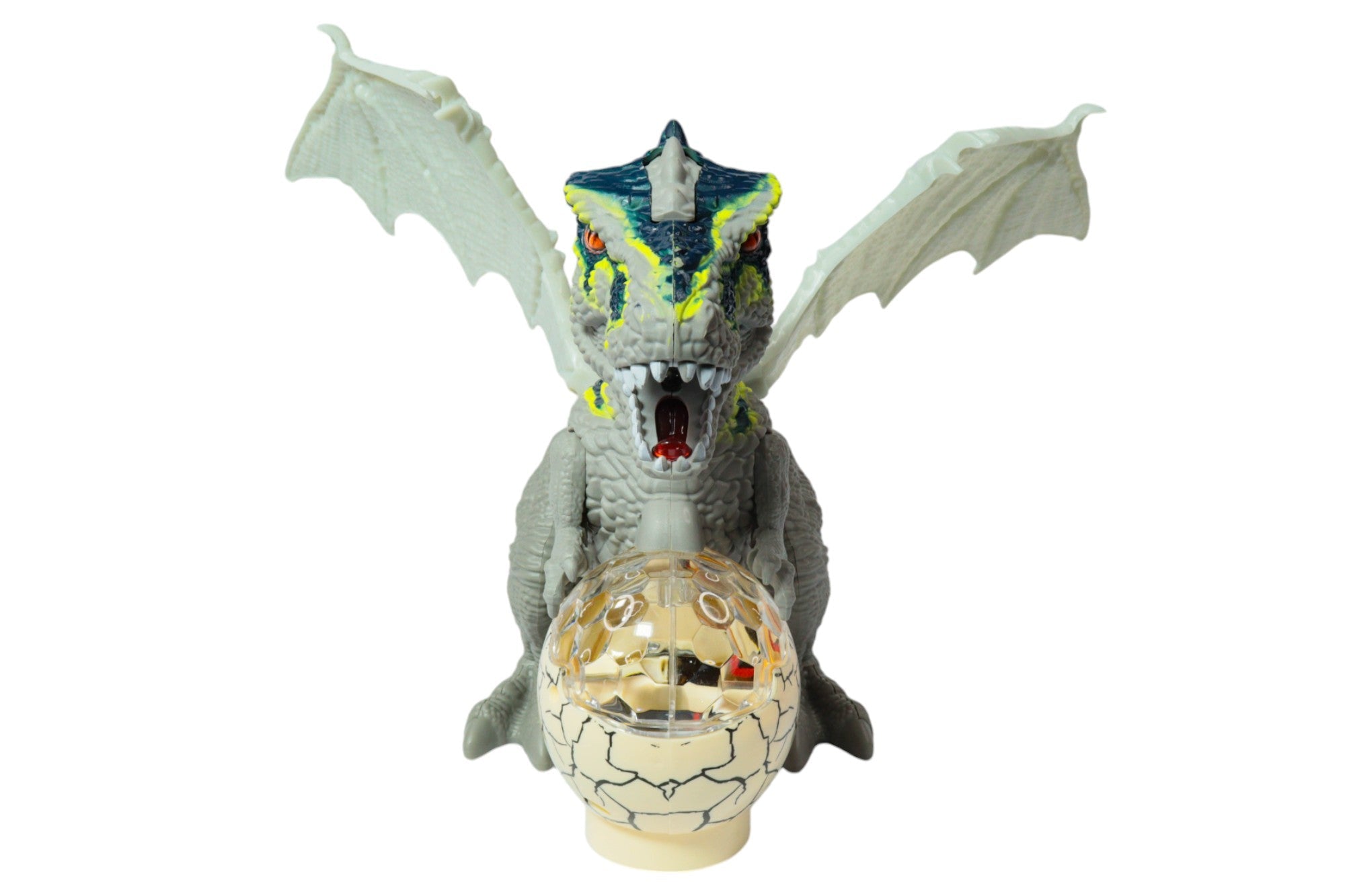 Dinosaurio porta huevo andante