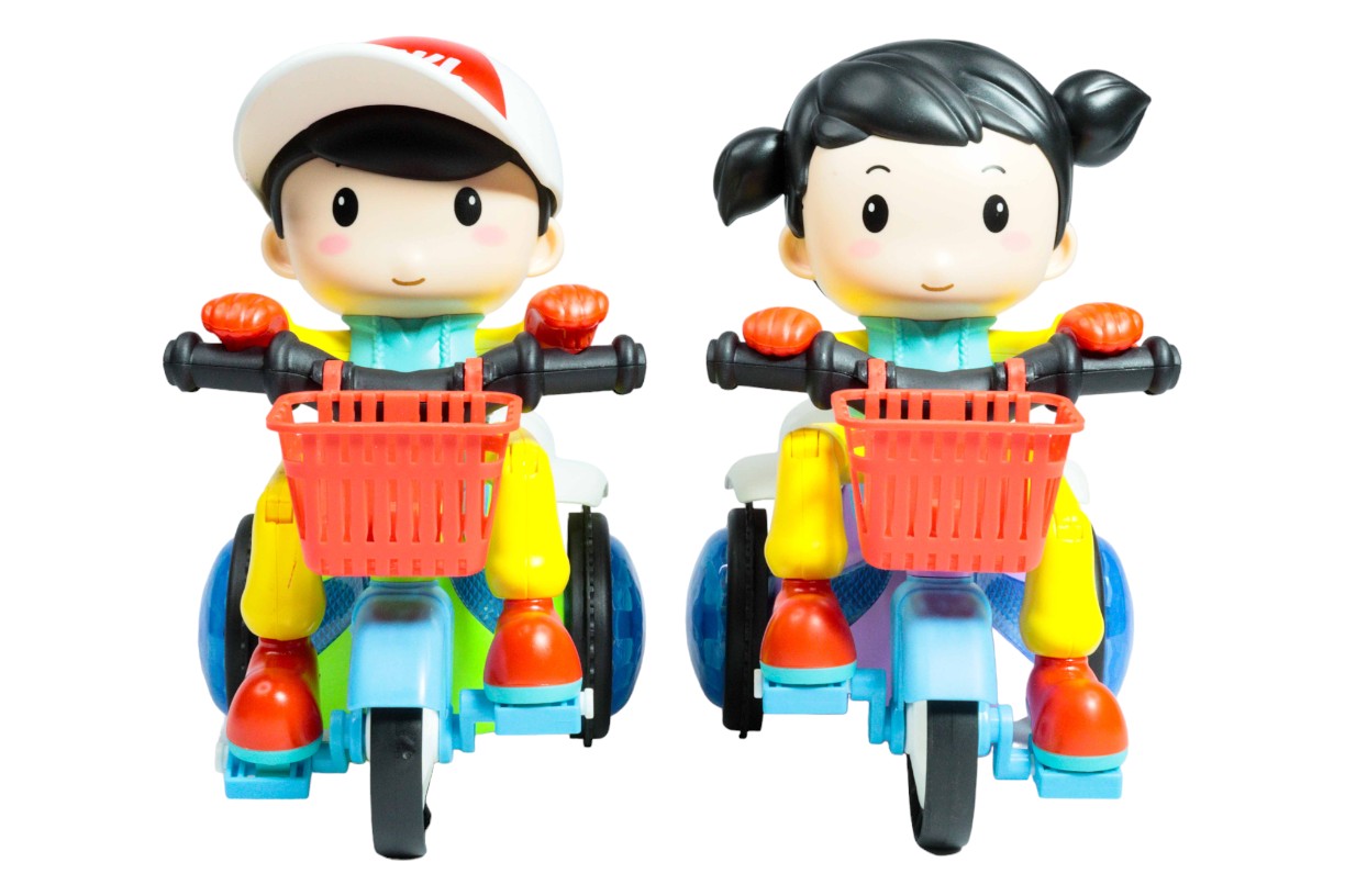 🚴‍♂️ Triciclo Musical con Luces LED para Niños y Niñas