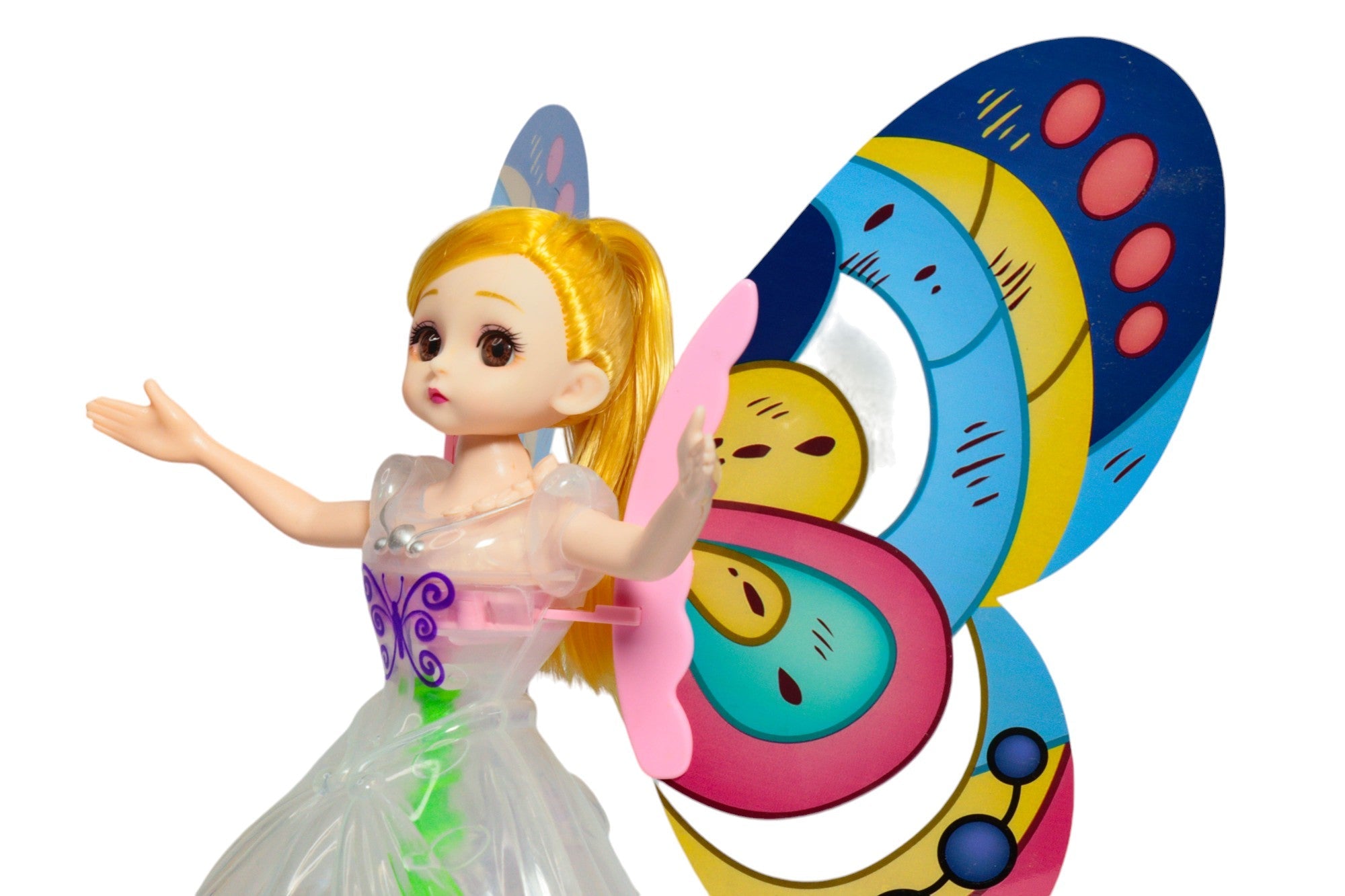 Muñeca mariposa multiplescolores