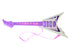 Guitarra en V de juguete morada o rosada