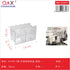 Caja Organizadora 2 Compartimentos Diseño Ondulado H1299