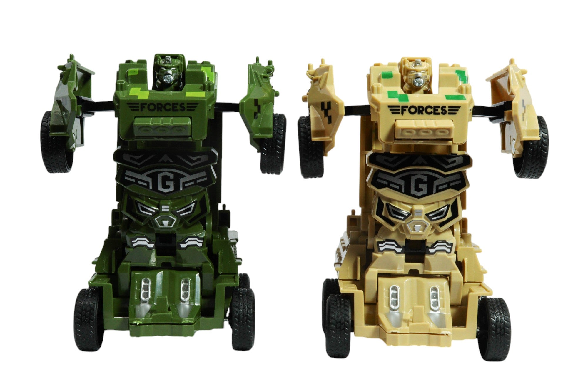 Robot Militar Transformable Vehículo Blindado y Robot 12cm