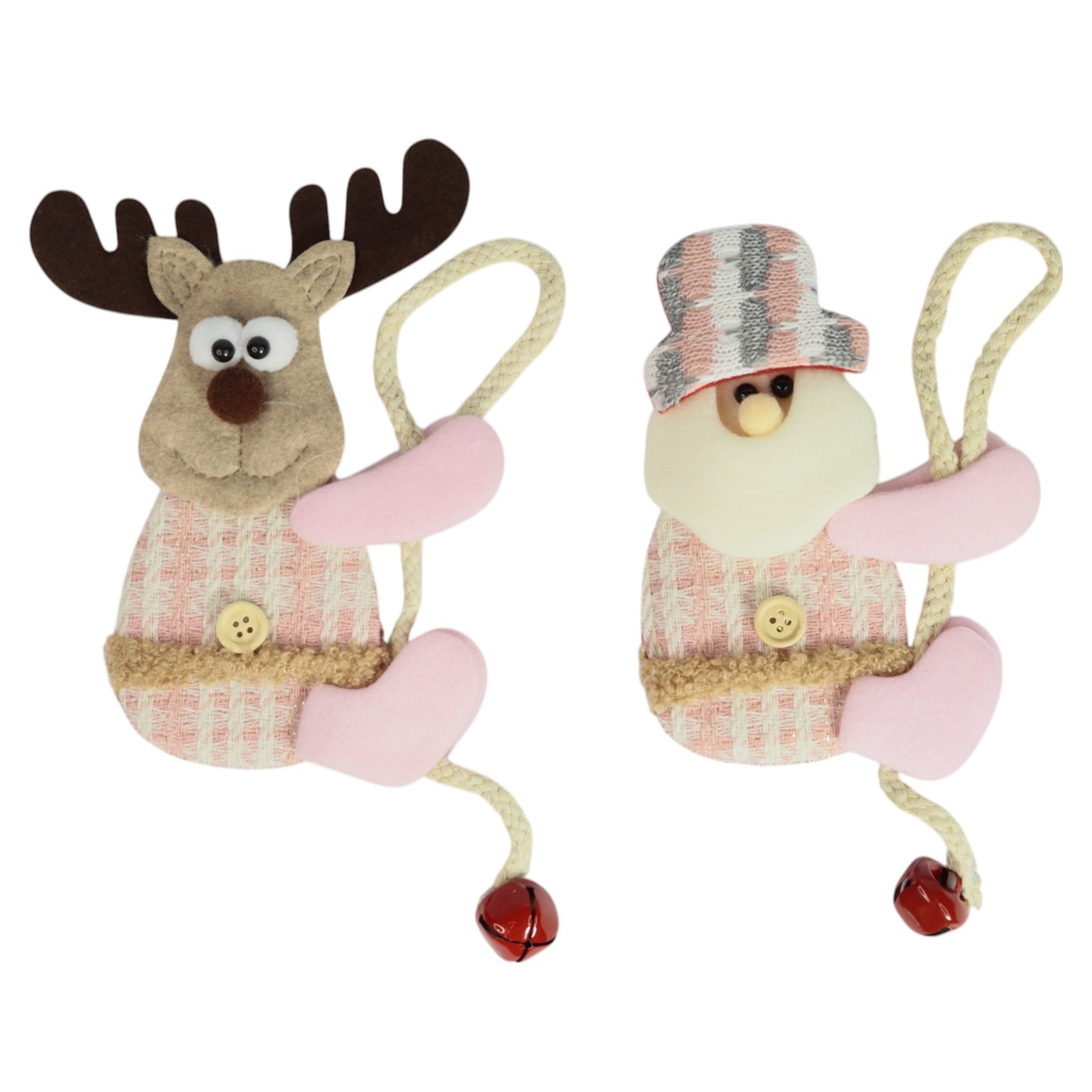 Colgante De Tela navideño 17x12 cm - Q&X