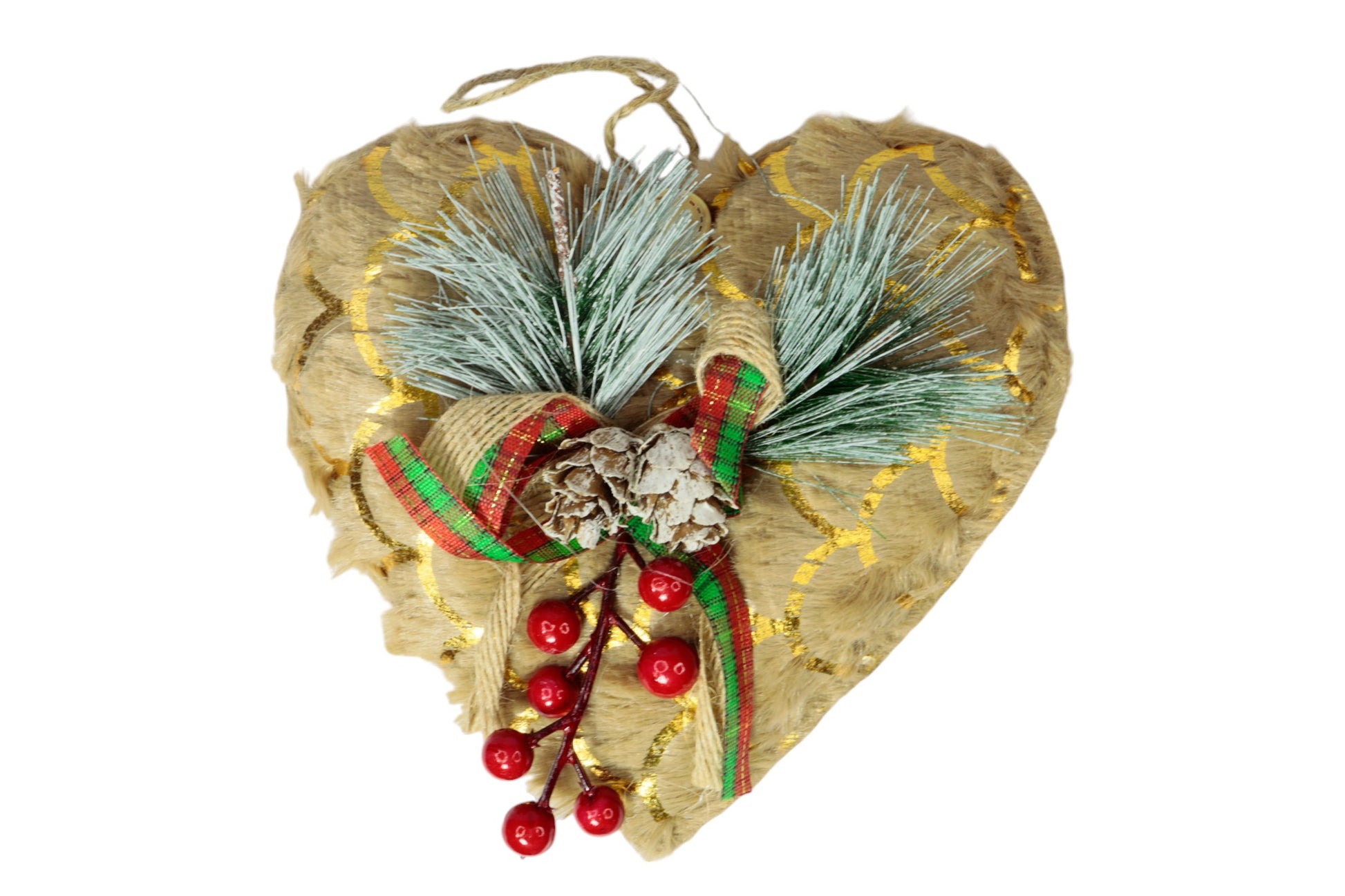 Colgante navideño de tela 15cm - Q&X