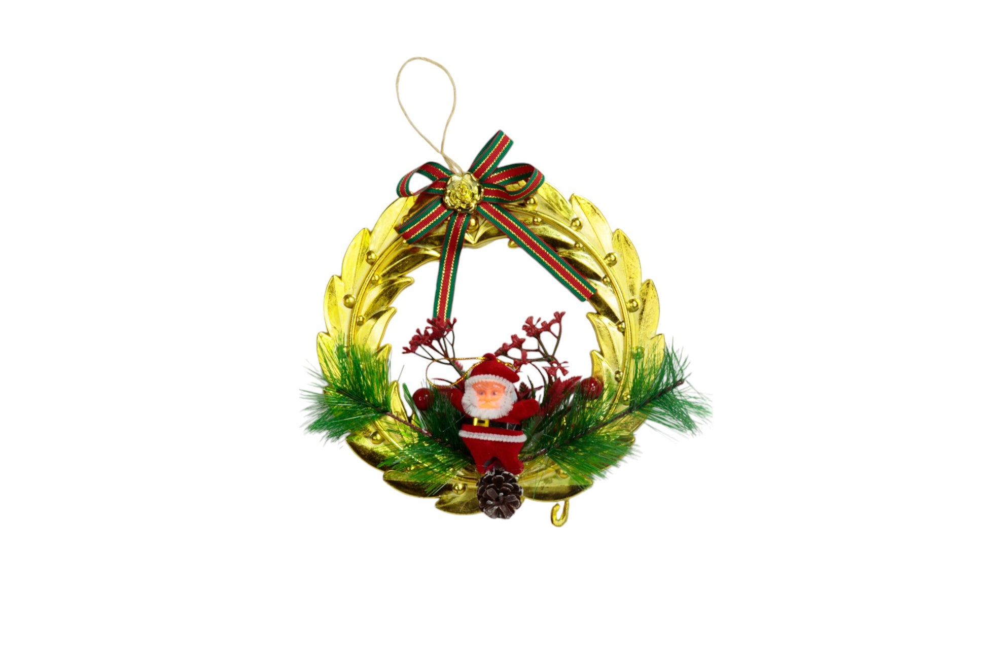 Corona dorada colgante 15Cm - Q&X