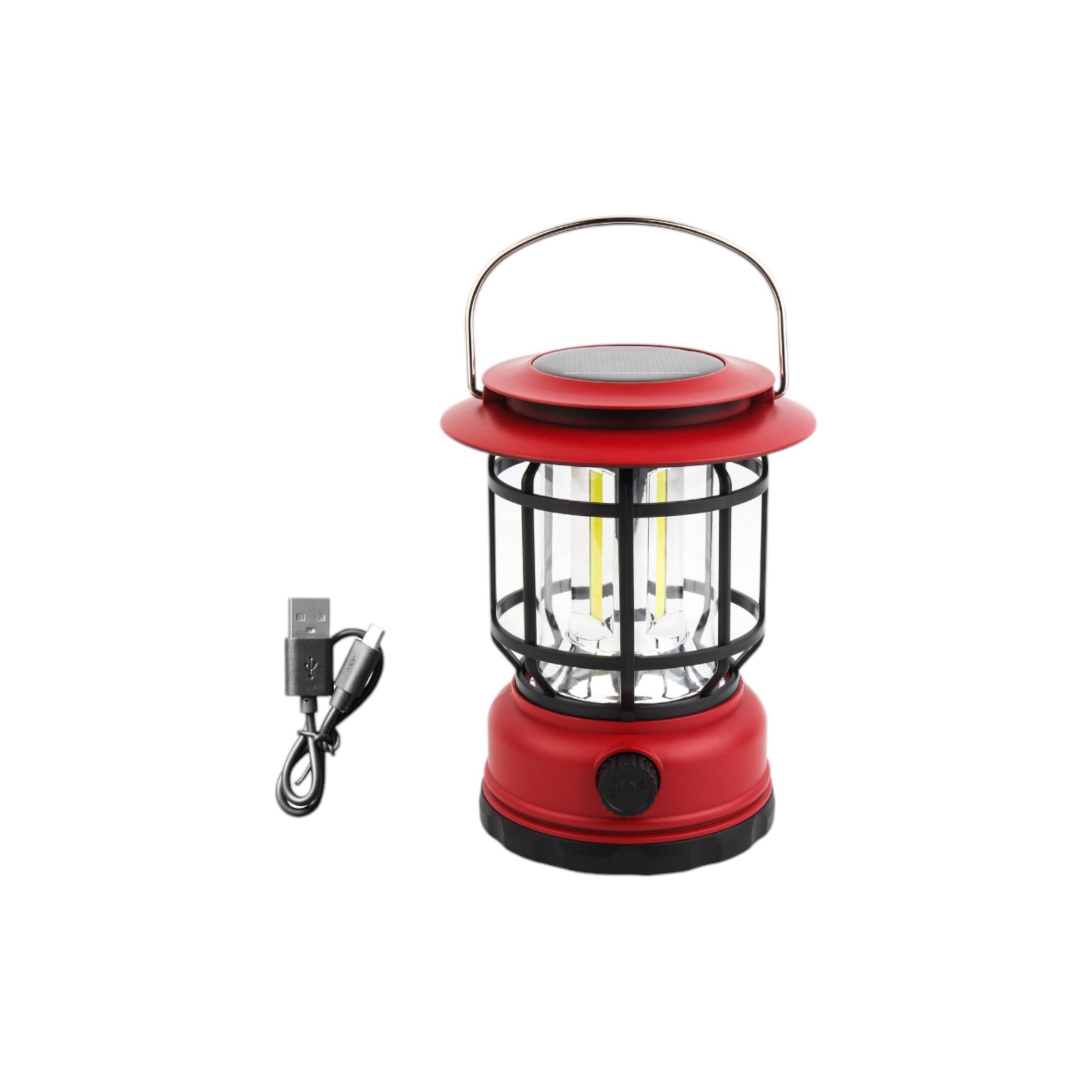 Luz De Camping Ambiental Recargable Solar/Tipo-C