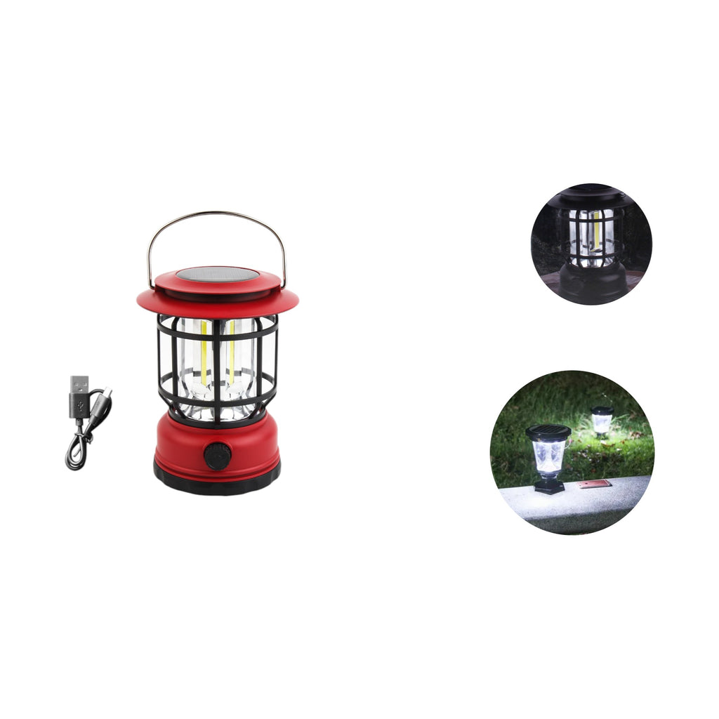 Luz De Camping Ambiental Recargable Solar/Tipo-C