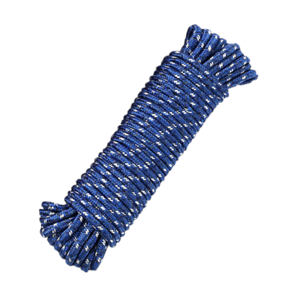 Cuerda de colgar ropa PE 6MM*10M con gancho azul modelo 54150 - Q&X
