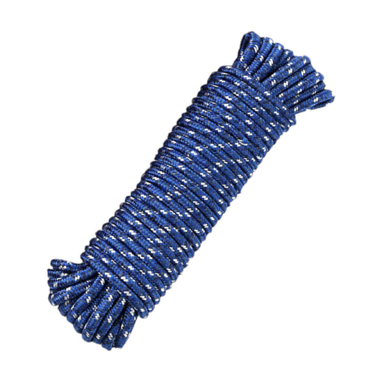 Cuerda de colgar ropa PE 6MM*20M con gancho azul modelo 54150 - Q&X