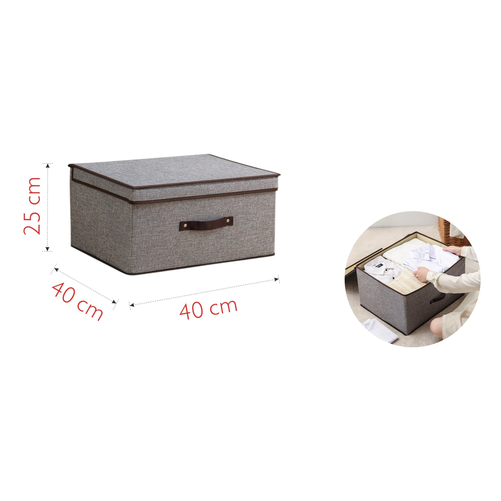 Caja organizadora 40x40x25 cm