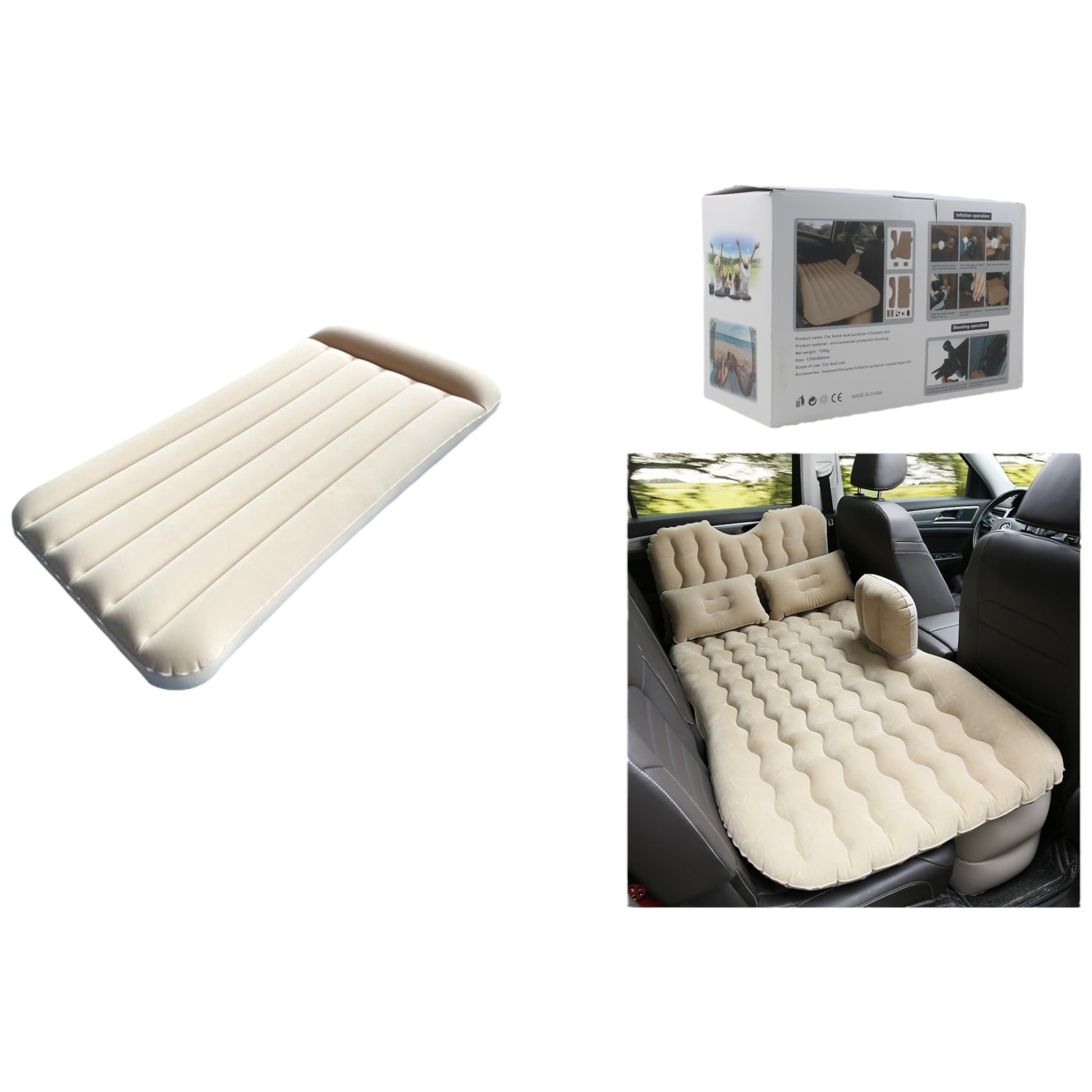 Colchon De Aire Del Coche Del 135*72Cm - Q&X