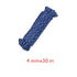 Cuerda de colgar ropa PE 4MM*30M con gancho azul modelo 54090