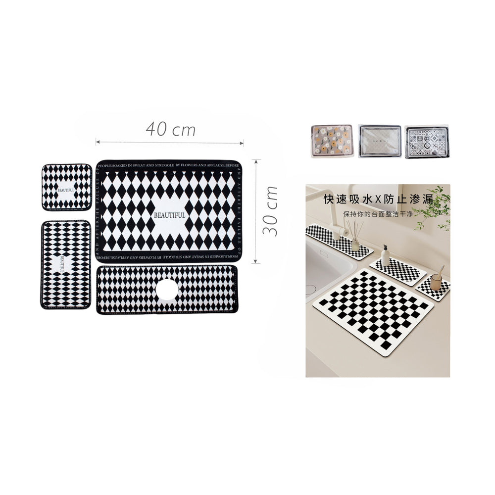 Set de 4 Alfombrillas para Cocina