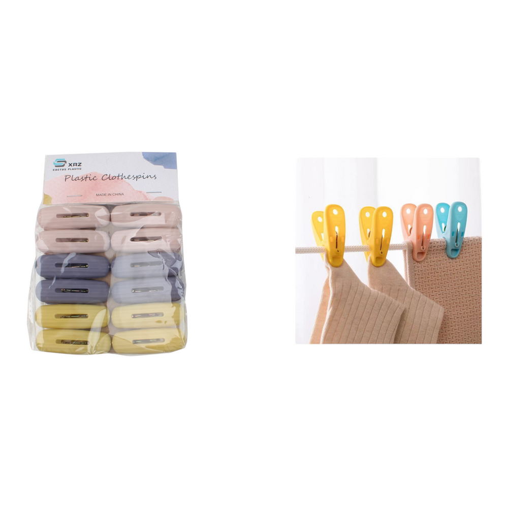 Xrz75 Pinzas Para La Ropa 12Uds - Q&X