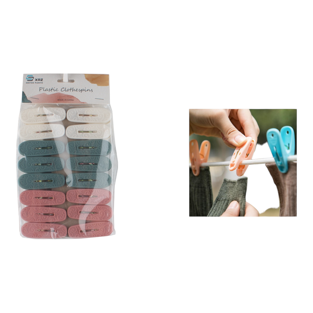 Xrz67 Pinzas Para La Ropa 16Uds - Q&X