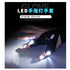 Guantes para exterior con luz LED