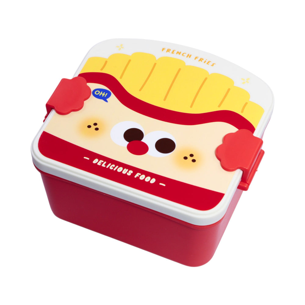 Lonchera Temática de Patatas Fritas - 15.5×15.3×8.5 cm (1000ml)