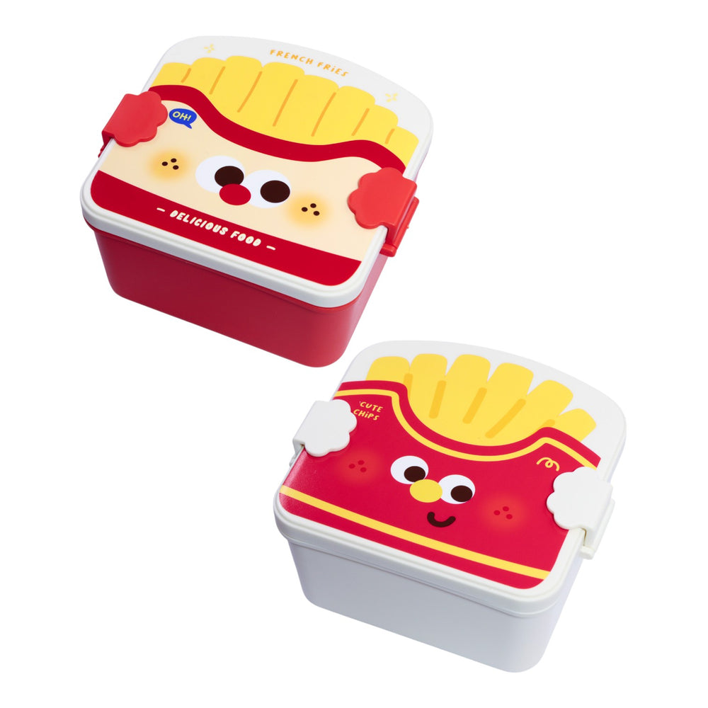 Lonchera Temática de Patatas Fritas - 15.5×15.3×8.5 cm (1000ml)