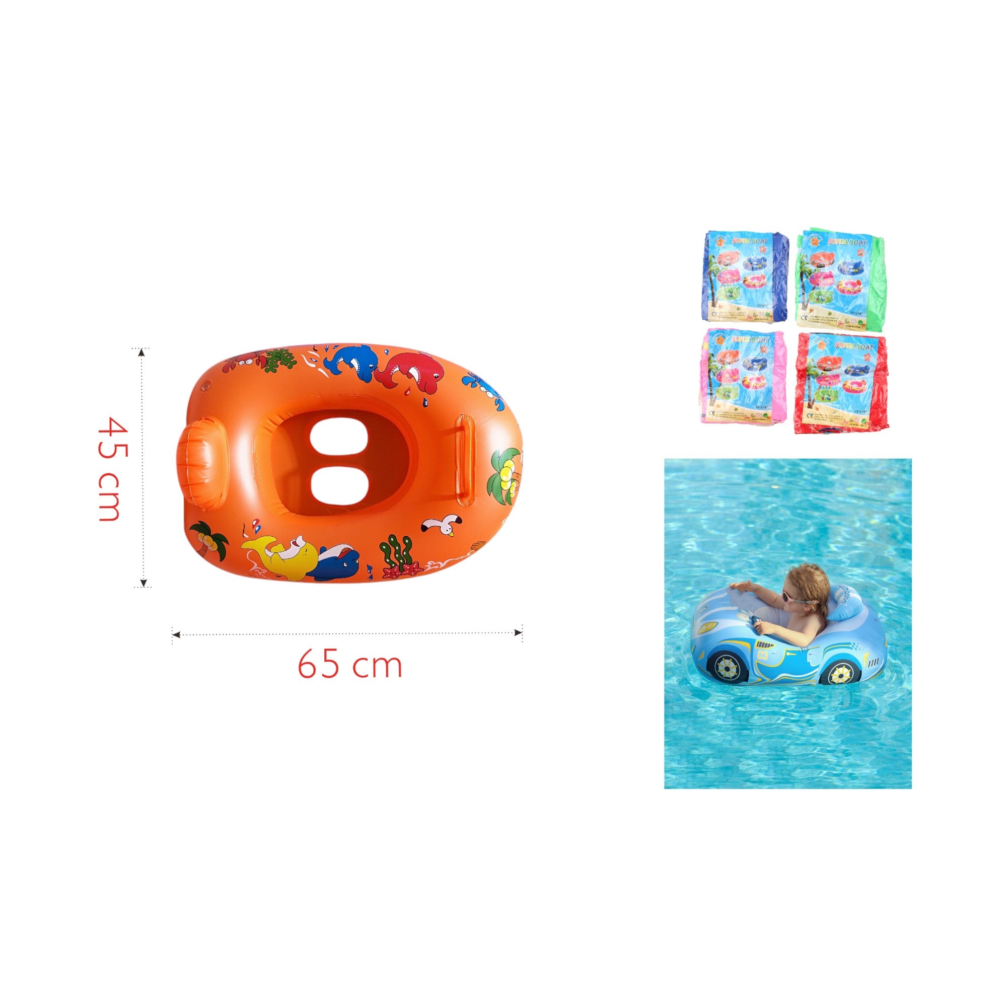 Flotador Infantil Tipo Barco