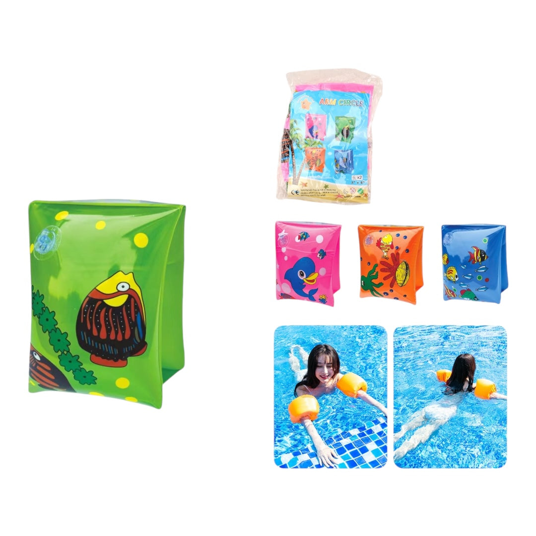 Brazaletes Inflables Transparentes para Niños