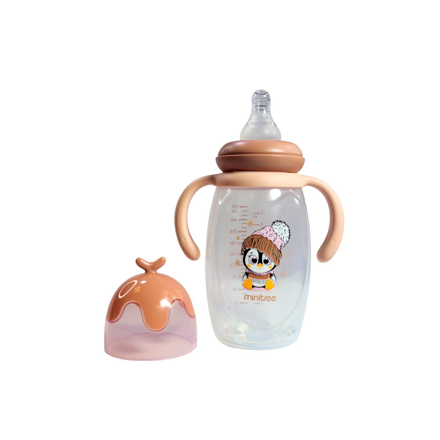 Mamadera diseño pingüino (270ml)