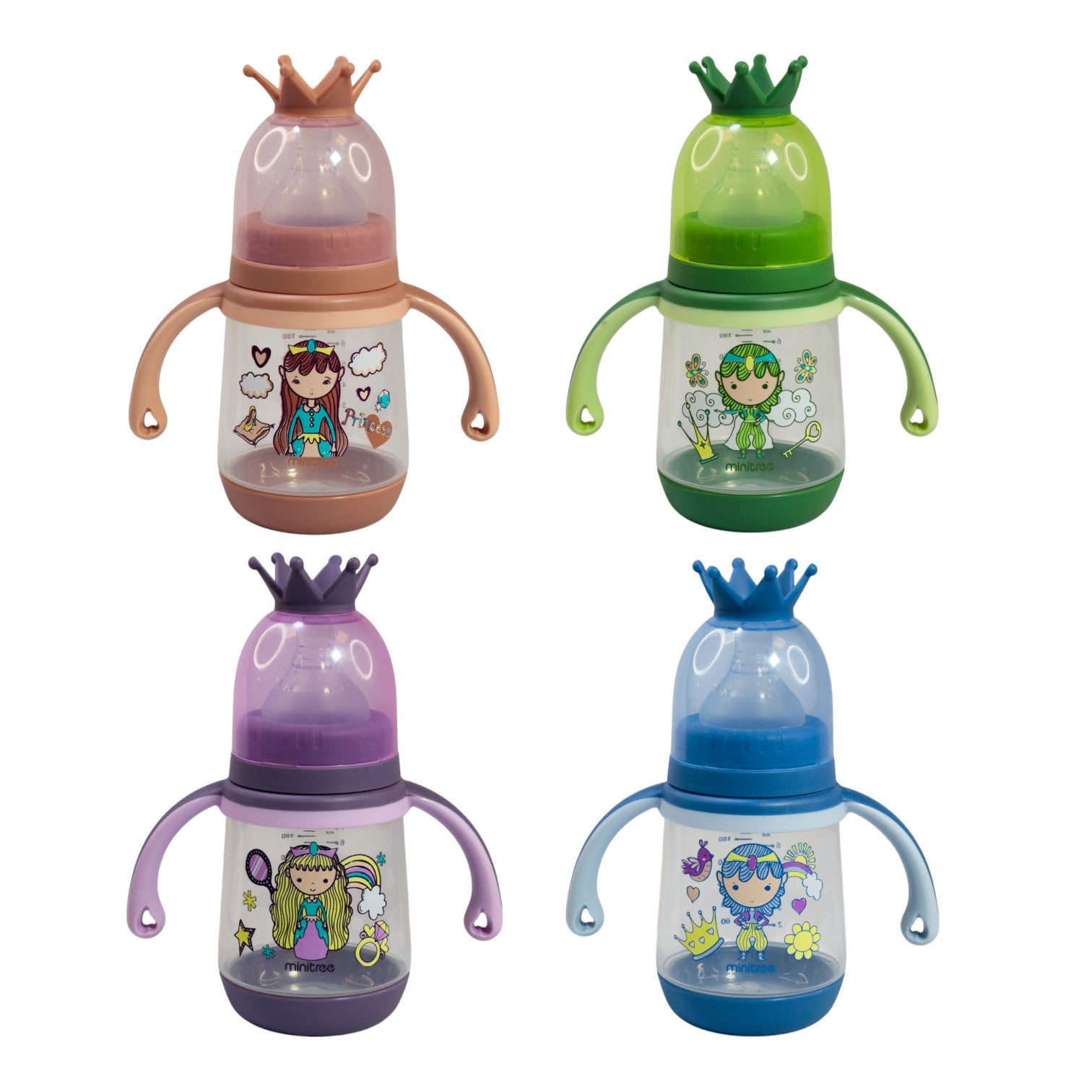 Mamadera corona decorativa (210ml)