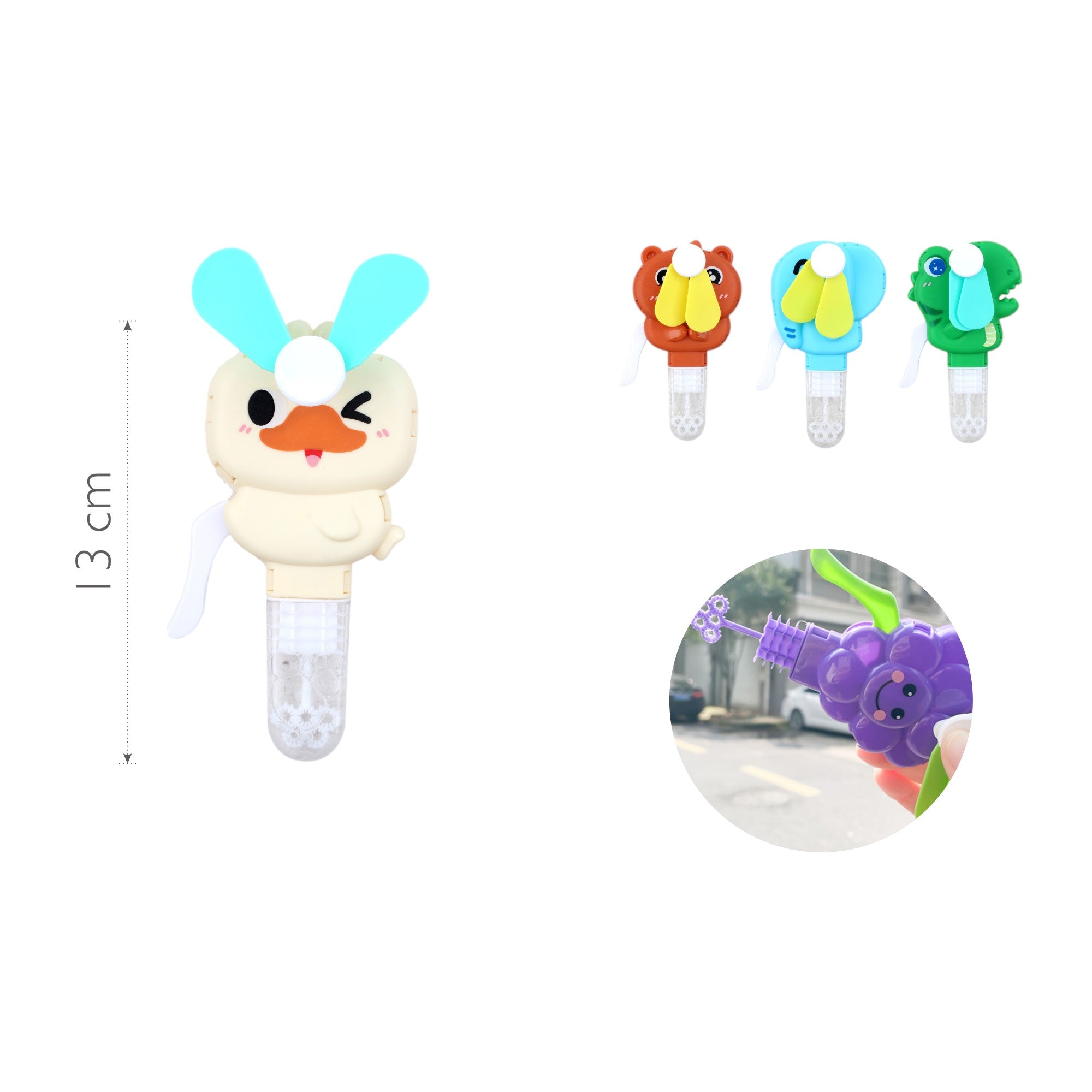 Ventilador de burbujas diseño Pato